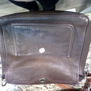 Brown Leather Coach Bag